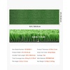 image:imageVEVOR Artificial Grass 10 x 3 ft Fake Grass Turf Rug 06 in Pile Height Realistic Synthetic Lawn Carpet Roll Mat Easy Clean Drainage Holes for Patio Garden Balcony Outdoor Indoor Decor Green3 x 10 FT