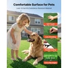 image:imageVEVOR Artificial Grass 10 x 3 ft Fake Grass Turf Rug 06 in Pile Height Realistic Synthetic Lawn Carpet Roll Mat Easy Clean Drainage Holes for Patio Garden Balcony Outdoor Indoor Decor Green12 x 7 FT