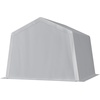 image:imageVEVOR Portable Outdoor Storage Shelter Shed 8 x 14 x 76 ft Heavy Duty Instant Storage Tent Garage Sheds with Rollup Zipper Door for Motorcycle Bike Garden ToolsGray