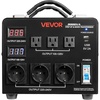 image:imageVEVOR Voltage Converter Transformer 2000W Heavy Duty Step UpDown Transformer Convert from 110 Volt to 220 Volt and from 220 Volt to 110 Volt with US Outlet EU Outlet 5V USB Port CE Certified3000WAuto