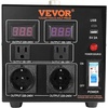 image:imageVEVOR Voltage Converter Transformer 2000W Heavy Duty Step UpDown Transformer Convert from 110 Volt to 220 Volt and from 220 Volt to 110 Volt with US Outlet EU Outlet 5V USB Port CE Certified2000W