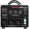 image:imageVEVOR Voltage Converter Transformer 2000W Heavy Duty Step UpDown Transformer Convert from 110 Volt to 220 Volt and from 220 Volt to 110 Volt with US Outlet EU Outlet 5V USB Port CE Certified5000WAuto