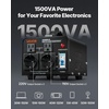 image:imageVEVOR Voltage Converter Transformer 2000W Heavy Duty Step UpDown Transformer Convert from 110 Volt to 220 Volt and from 220 Volt to 110 Volt with US Outlet EU Outlet 5V USB Port CE Certified1500W