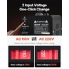 image:imageVEVOR Voltage Converter Transformer 2000W Heavy Duty Step UpDown Transformer Convert from 110 Volt to 220 Volt and from 220 Volt to 110 Volt with US Outlet EU Outlet 5V USB Port CE Certified1500W