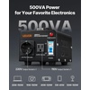 image:imageVEVOR Voltage Converter Transformer 2000W Heavy Duty Step UpDown Transformer Convert from 110 Volt to 220 Volt and from 220 Volt to 110 Volt with US Outlet EU Outlet 5V USB Port CE Certified500W