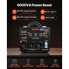 image:imageVEVOR Voltage Converter Transformer 2000W Heavy Duty Step UpDown Transformer Convert from 110 Volt to 220 Volt and from 220 Volt to 110 Volt with US Outlet EU Outlet 5V USB Port CE Certified6000WAuto