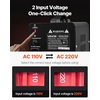 image:imageVEVOR Voltage Converter Transformer 2000W Heavy Duty Step UpDown Transformer Convert from 110 Volt to 220 Volt and from 220 Volt to 110 Volt with US Outlet EU Outlet 5V USB Port CE Certified1000W
