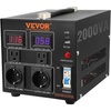 image:imageVEVOR Voltage Converter Transformer 2000W Heavy Duty Step UpDown Transformer Convert from 110 Volt to 220 Volt and from 220 Volt to 110 Volt with US Outlet EU Outlet 5V USB Port CE Certified2000W