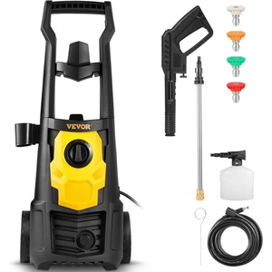 image:imageVEVOR Electric Pressure Washer 2000 PSI 176 GPM Portable Cleaner with 30ft Hose Reel Foam Cannon amp 5 Nozzles for Cars Patios Fences  ETL ListedWasher