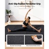 image:imageVEVOR 056Inch 48sqft 12 Tiles Gym Flooring for Home Gym Rubber Top with High Density EVA Foam 25 x 25In Gym Floor Exercise Equipment Mats Interlocking Gym Mats Puzzle Workout Mats Black amp GrayBlack  Grey