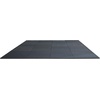 image:imageVEVOR 056Inch 48sqft 12 Tiles Gym Flooring for Home Gym Rubber Top with High Density EVA Foam 25 x 25In Gym Floor Exercise Equipment Mats Interlocking Gym Mats Puzzle Workout Mats Black amp GrayBlack  Blue
