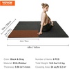 image:imageVEVOR 056Inch 48sqft 12 Tiles Gym Flooring for Home Gym Rubber Top with High Density EVA Foam 25 x 25In Gym Floor Exercise Equipment Mats Interlocking Gym Mats Puzzle Workout Mats Black amp GrayBlack  Grey