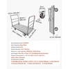 image:imageVEVOR Foldable Push Cart Dolly 660 lbs Load Capacity Folding Platform Truck with Swivel Wheels Moving Platform Hand Truck Flatbed Cart Space Saving Push Handle for Easy Storage 354 x 343 x 24 in480 x 240 x 362 in1220 x 610 x 920 mm