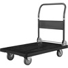 image:imageVEVOR Foldable Push Cart Dolly 660 lbs Load Capacity Folding Platform Truck with Swivel Wheels Moving Platform Hand Truck Flatbed Cart Space Saving Push Handle for Easy Storage 354 x 343 x 24 in352 x 234 x 335 in 895 x 595 x 850 mm