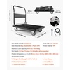 image:imageVEVOR Foldable Push Cart Dolly 660 lbs Load Capacity Folding Platform Truck with Swivel Wheels Moving Platform Hand Truck Flatbed Cart Space Saving Push Handle for Easy Storage 354 x 343 x 24 in352 x 234 x 335 in 895 x 595 x 850 mm