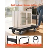 image:imageVEVOR Foldable Push Cart Dolly 660 lbs Load Capacity Folding Platform Truck with Swivel Wheels Moving Platform Hand Truck Flatbed Cart Space Saving Push Handle for Easy Storage 354 x 343 x 24 in352 x 234 x 335 in 895 x 595 x 850 mm
