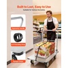 image:imageVEVOR Foldable Push Cart Dolly 660 lbs Load Capacity Folding Platform Truck with Swivel Wheels Moving Platform Hand Truck Flatbed Cart Space Saving Push Handle for Easy Storage 354 x 343 x 24 in354 x 236 x 354 in 900 x 600 x 900 mm