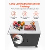 image:imageVEVOR Outdoor Grill Cart with Storage Cabinet 531 Inch Grill Table Waterproof Kitchen Island with Stainless Steel Top Shelf and Wheels Movable Food Prep Station for Patio Bar Backyard BBQ36 Inch