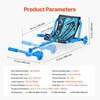 image:imageVEVOR Ride on Scooter Load Capacity of 132 lbs Swing SidetoSide for Amazing Ride Powered by ZigZag Motion Ride on Drifting Toy for Ages 4 Rides on Any Hard Surface for Indoor amp Outdoor RedBlue