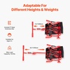 image:imageVEVOR Ride on Scooter Load Capacity of 132 lbs Swing SidetoSide for Amazing Ride Powered by ZigZag Motion Ride on Drifting Toy for Ages 4 Rides on Any Hard Surface for Indoor amp Outdoor RedRed