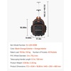 image:imageVEVOR Rolling Tool Backpack 110 lbs Load Capacity 45 Pockets Heavy Duty Roller Tool Bag on Wheels Adjustable Telescoping Handle amp Stable Base Toolbag Organizers for Construction MechanicTool Backpack
