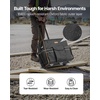 image:imageVEVOR Rolling Tool Backpack 110 lbs Load Capacity 45 Pockets Heavy Duty Roller Tool Bag on Wheels Adjustable Telescoping Handle amp Stable Base Toolbag Organizers for Construction MechanicTool Bag