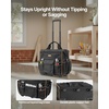 image:imageVEVOR Rolling Tool Backpack 110 lbs Load Capacity 45 Pockets Heavy Duty Roller Tool Bag on Wheels Adjustable Telescoping Handle amp Stable Base Toolbag Organizers for Construction MechanicTool Bag