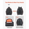 image:imageVEVOR Rolling Tool Backpack 110 lbs Load Capacity 45 Pockets Heavy Duty Roller Tool Bag on Wheels Adjustable Telescoping Handle amp Stable Base Toolbag Organizers for Construction MechanicTool Backpack