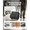 image:imageVEVOR Rolling Tool Backpack 110 lbs Load Capacity 45 Pockets Heavy Duty Roller Tool Bag on Wheels Adjustable Telescoping Handle amp Stable Base Toolbag Organizers for Construction MechanicTool Bag
