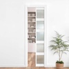 image:imageVEVOR Sliding Pocket Door Hardware Track Kit 5673 Pocket Door Track Kit with Soft Close Mechanism for Smooth and Quiet Sliding Easy to Install for 1 to 1 34 Thickness 30 Width Single Doorsilver4ftsingle doorsoft close