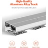 image:imageVEVOR Sliding Pocket Door Hardware Track Kit 5673 Pocket Door Track Kit with Soft Close Mechanism for Smooth and Quiet Sliding Easy to Install for 1 to 1 34 Thickness 30 Width Single Door6 Ft for 2 doors