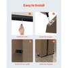 image:imageVEVOR Sliding Pocket Door Hardware Track Kit 5673 Pocket Door Track Kit with Soft Close Mechanism for Smooth and Quiet Sliding Easy to Install for 1 to 1 34 Thickness 30 Width Single Door4 Ft for 2 doors