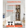 image:imageVEVOR Sliding Pocket Door Hardware Track Kit 5673 Pocket Door Track Kit with Soft Close Mechanism for Smooth and Quiet Sliding Easy to Install for 1 to 1 34 Thickness 30 Width Single Door5 Ft for 2 doors