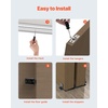 image:imageVEVOR Sliding Pocket Door Hardware Track Kit 5673 Pocket Door Track Kit with Soft Close Mechanism for Smooth and Quiet Sliding Easy to Install for 1 to 1 34 Thickness 30 Width Single Door5 Ft for 2 doors