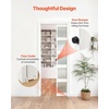 image:imageVEVOR Sliding Pocket Door Hardware Track Kit 5673 Pocket Door Track Kit with Soft Close Mechanism for Smooth and Quiet Sliding Easy to Install for 1 to 1 34 Thickness 30 Width Single Doorsilver5ftsingle doorsoft close