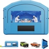 image:imageVEVOR Inflatable Paint Booth 21 x 13 x 10 ft Portable Spray Booth with 1100W Powerful Blower and Large Filter Cotton Arched Roof Blow Up Painting Tent for MidSize Pickup Truck Large Furniture