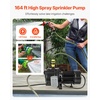 image:imageVEVOR 115 Volt Shallow Well Jet Pump 1 HP 176 GPM Heavyduty Cast Iron Irrigation Water Pump 164 ft Max Head 2040 PSI IPX4 Waterproof for Garden Lawn amp Field Irrigation HighRise Water Supply1HP Cast Iron