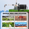 image:imageVEVOR 115 Volt Shallow Well Jet Pump 1 HP 176 GPM Heavyduty Cast Iron Irrigation Water Pump 164 ft Max Head 2040 PSI IPX4 Waterproof for Garden Lawn amp Field Irrigation HighRise Water Supply34HP SUS304