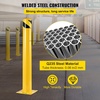 image:imageBestEquip Safety Bollard 3645 Safety Barrier Bollard 412 OD 36 Height Yellow Powder Coat Pipe Steel Safety Barrier with 4 Free Anchor Bolts for TrafficSensitive Area36Hx45D