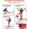 image:imageVEVOR 16ft Drywall Lift HeavyDuty 150 lbs Sheetrock Hoist with Adjustable Telescoping Arm Lockable Wheels Drywall Lifter Panel Jack Hoist Tools Ideal for Ceiling amp Wall Installation YellowRed