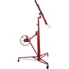 image:imageVEVOR 16ft Drywall Lift HeavyDuty 150 lbs Sheetrock Hoist with Adjustable Telescoping Arm Lockable Wheels Drywall Lifter Panel Jack Hoist Tools Ideal for Ceiling amp Wall Installation YellowRed