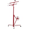 image:imageVEVOR 16ft Drywall Lift HeavyDuty 150 lbs Sheetrock Hoist with Adjustable Telescoping Arm Lockable Wheels Drywall Lifter Panel Jack Hoist Tools Ideal for Ceiling amp Wall Installation YellowRed