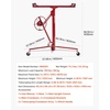image:imageVEVOR 16ft Drywall Lift HeavyDuty 150 lbs Sheetrock Hoist with Adjustable Telescoping Arm Lockable Wheels Drywall Lifter Panel Jack Hoist Tools Ideal for Ceiling amp Wall Installation YellowRed