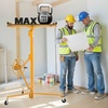 image:imageVEVOR 16ft Drywall Lift HeavyDuty 150 lbs Sheetrock Hoist with Adjustable Telescoping Arm Lockable Wheels Drywall Lifter Panel Jack Hoist Tools Ideal for Ceiling amp Wall Installation YellowYellow