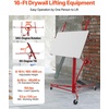 image:imageVEVOR 16ft Drywall Lift HeavyDuty 150 lbs Sheetrock Hoist with Adjustable Telescoping Arm Lockable Wheels Drywall Lifter Panel Jack Hoist Tools Ideal for Ceiling amp Wall Installation YellowRed