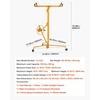 image:imageVEVOR 16ft Drywall Lift HeavyDuty 150 lbs Sheetrock Hoist with Adjustable Telescoping Arm Lockable Wheels Drywall Lifter Panel Jack Hoist Tools Ideal for Ceiling amp Wall Installation YellowYellow