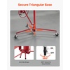 image:imageVEVOR 16ft Drywall Lift HeavyDuty 150 lbs Sheetrock Hoist with Adjustable Telescoping Arm Lockable Wheels Drywall Lifter Panel Jack Hoist Tools Ideal for Ceiling amp Wall Installation YellowRed