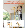 image:imageVEVOR 16ft Drywall Lift HeavyDuty 150 lbs Sheetrock Hoist with Adjustable Telescoping Arm Lockable Wheels Drywall Lifter Panel Jack Hoist Tools Ideal for Ceiling amp Wall Installation YellowYellow