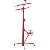 image:imageVEVOR 16ft Drywall Lift HeavyDuty 150 lbs Sheetrock Hoist with Adjustable Telescoping Arm Lockable Wheels Drywall Lifter Panel Jack Hoist Tools Ideal for Ceiling amp Wall Installation YellowRed