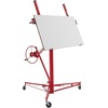 image:imageVEVOR 16ft Drywall Lift HeavyDuty 150 lbs Sheetrock Hoist with Adjustable Telescoping Arm Lockable Wheels Drywall Lifter Panel Jack Hoist Tools Ideal for Ceiling amp Wall Installation YellowRed
